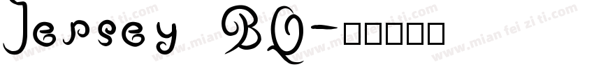 Jersey BQ字体转换